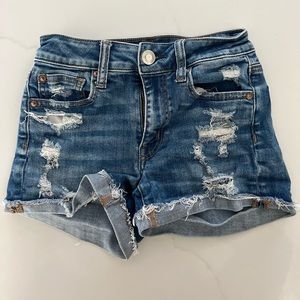 American Eagle jean shorts size 00